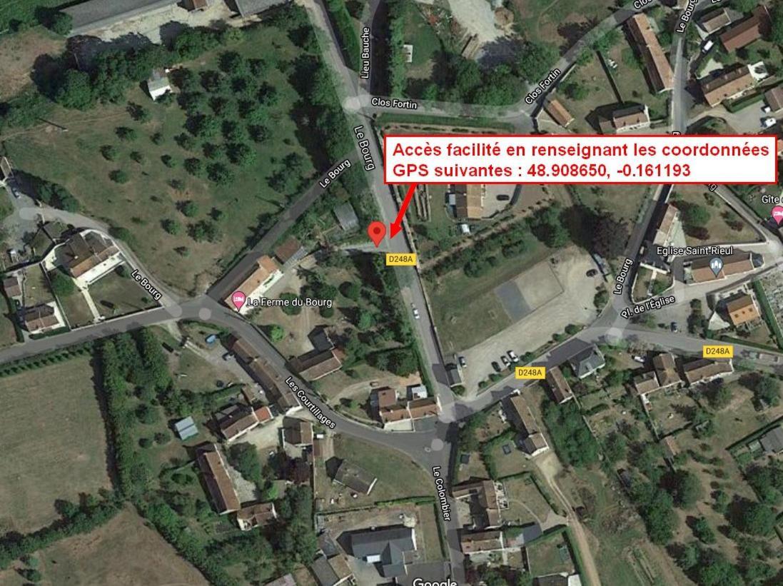 לינה וארוחת בוקר Eraines La Ferme Du Bourg מראה חיצוני תמונה